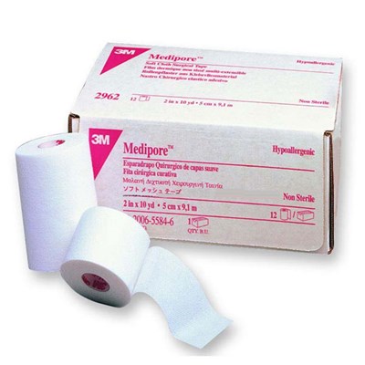 MEDIPORE TAPE CLOTH SURGICAL 1"X10YDS