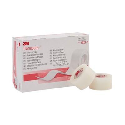 TRANSPORE TAPE CLEAR SURGICAL 1"X10 YDS
