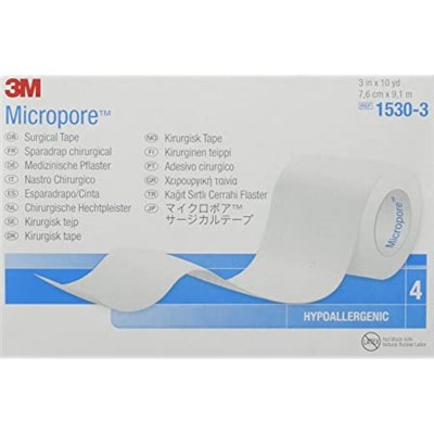 MICROPORE TAPE PAPER SURGICAL 3" X 10YDS