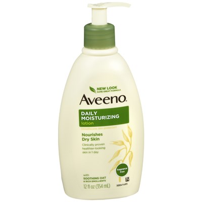 AVEENO PUMP MOISTURIZING LOTION 12 OZ