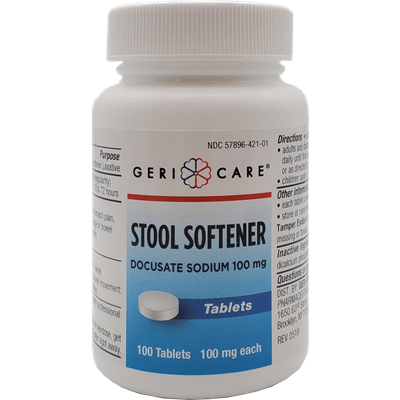 DOCUSATE SODIUM 100MG TABLET