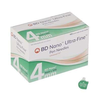 BD ULTRA-FINE NANO PEN NEEDLE 32G X 4mm