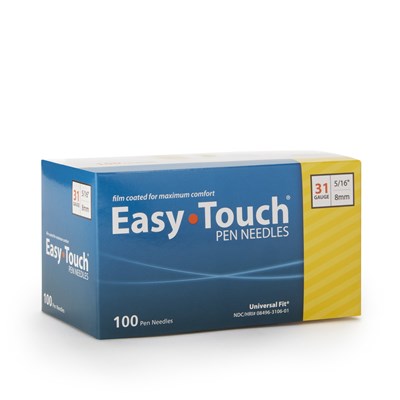 EASY TOUCH PEN NEEDLE 31G 5/16"