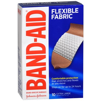 BAND-AID BANDAGE WITH FLEXIBLE FABRIC XL