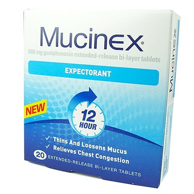 MUCINEX EXP 600MG 20'S TABS
