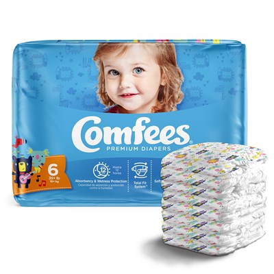 ATTENDS COMFEES DIAPER SIZE 6