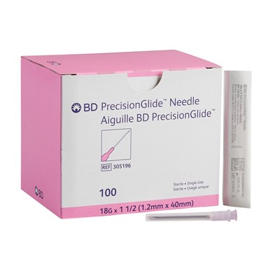 PRECISION GLIDE NEEDLE 18G X 1½"