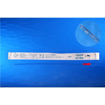 CATHETER MALE INTERMITTENT 16FR 16"