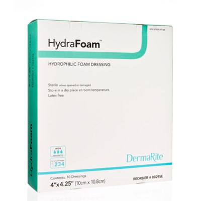 HYDRAFOAM FOAM DRESSING 4" X 4"