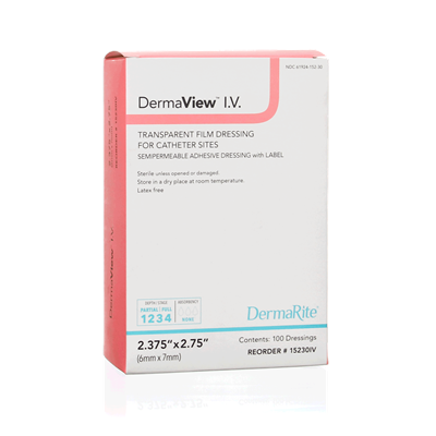 DERMAVIEW IV FILM DRESSING 2.375  X 2.75