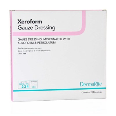 XEROFORM GAUZE WOUND DRESSING 2" X 2"