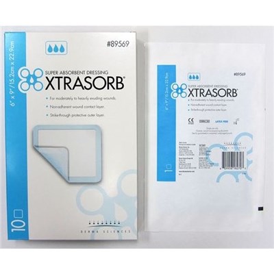 XTRASORB DRESSING 6" X 9" STERILE