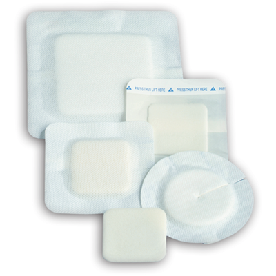 POLYDERM WOUND DRESSING FOAM 6" X 6"