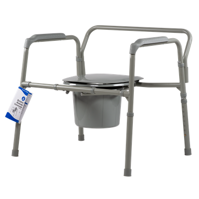 COMMODE 3-IN-1 BARIATRIC FOLDING