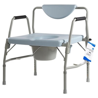 COMMODE BARIATRIC DROP-ARM