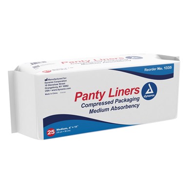 PANTY LINERS 4" X 11" W/ADHESIVE STRIP