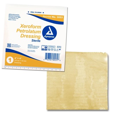 XEROFORM GAUZE DRESSING 4" X 4"