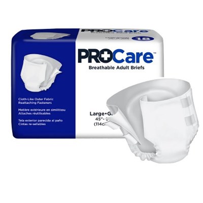 PROCARE BREATHABLE BRIEFS LG 45" - 58"