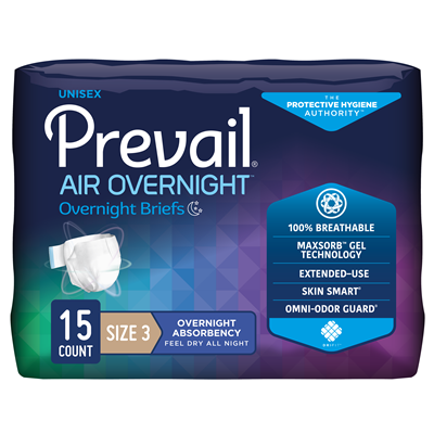 PREVAIL AIR OVERNIGHT BRIEF XL SZ 3