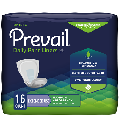 PREVAIL PANT LINERS EXTENDED USE 13"X28"