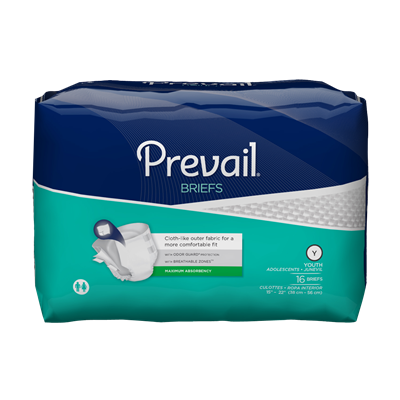 PREVAIL BRIEFS 15"-22" YOUTH