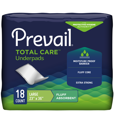 PREVAIL PREMIUM FLUFF UNDERPAD 23" X 36"