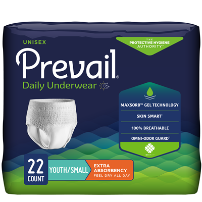 PREVAIL UNDERWEAR 20"-34" YOUTH/SM