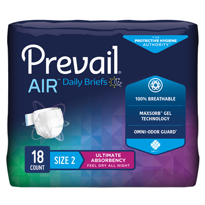 AIR PLUS BREATHABLE BRIEFS SIZE 2 LG