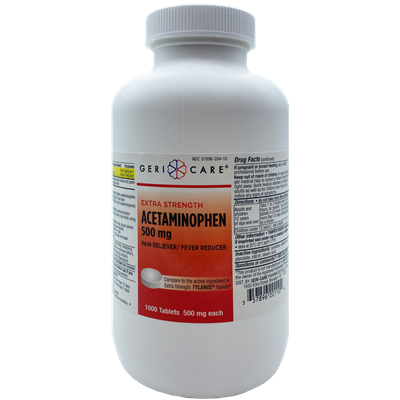 ACETAMINOPHEN 500MG TABLET 1000/BT