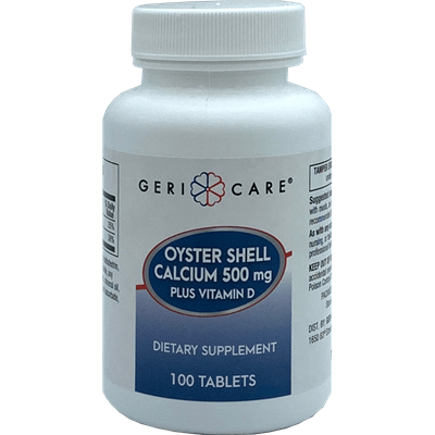 OYSTER SHELL CALCIUM W/D 500MG TABS