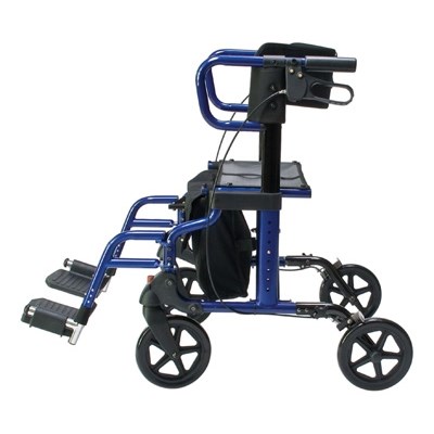 HYBRIDLX ROLLATOR/TRANSPORT CHAIR