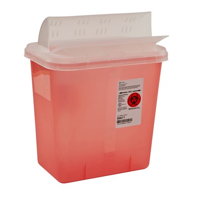 SHARPS CONTAINER RED 2GL