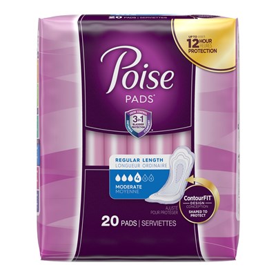 DEPENDS POISE PADS XTRA ABSORBENCY