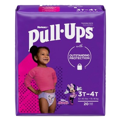 PULL-UPS TRAINING PANTS 3T-4T GIRL