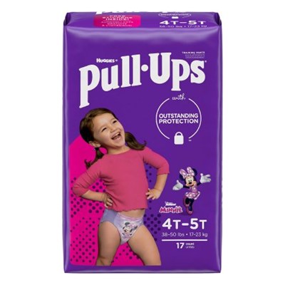 PULL-UPS TRAINING PANTS 4T-5T GIRL