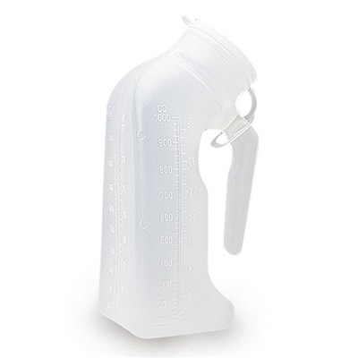 URINAL W/HANGING HANDLE AND LID