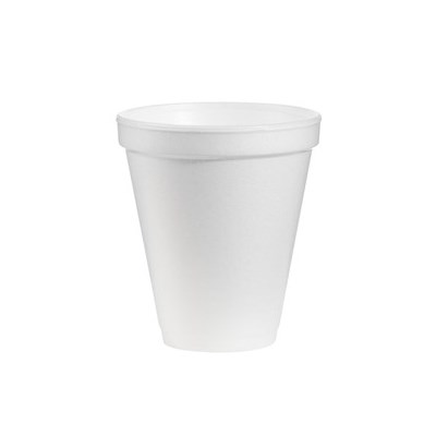 DRINK CUP 12OZ WHITE FOAM INSULATED