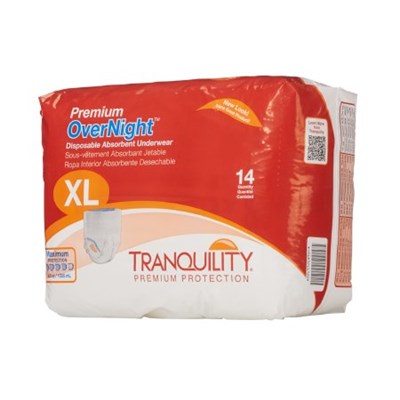 TRANQUILITY UNDERWEAR OVERNIGHT X-LARGE