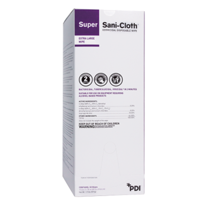 SUPER SANI-CLOTH WIPE XL 11.5"X11.75"