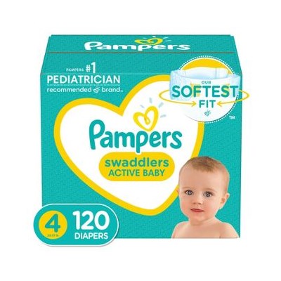 PAMPERS SWADDLERS DIAPER SIZE 4