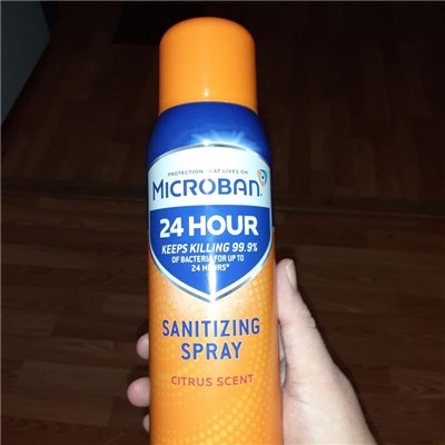 MICROBAN SANITIZING SPRAY AEROSOL 15 OZ