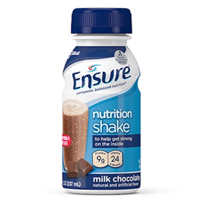 ENSURE CHOCOLATE 8 OZ BOTTLE