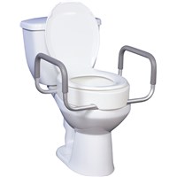 PREMIUM RAISED TOILET SEAT REMOVABLE ARM