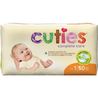 CUTIES BABY DIAPER SIZE 1