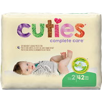 CUTIES BABY DIAPER SIZE 2