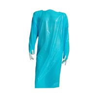 CPE ISOLATION GOWN BLUE