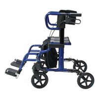 HYBRIDLX ROLLATOR/TRANSPORT CHAIR