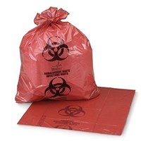 INFECTIOUS WASTE BAG 23" X 23" RED 1.5MI