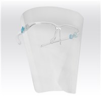 FACE SHIELD WITH GLASSES FRAME